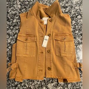 anthropologie vest size M